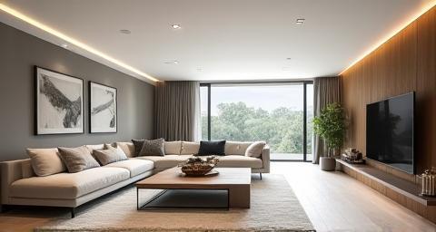 Modern family home interior
